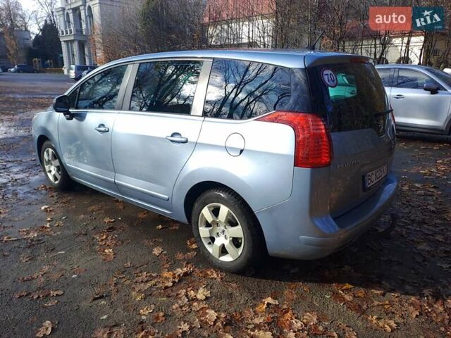 Синий Пежо 5008, объемом двигателя 1.56 л и пробегом 237 тыс. км за 9600 $, фото 8 на Automoto.ua