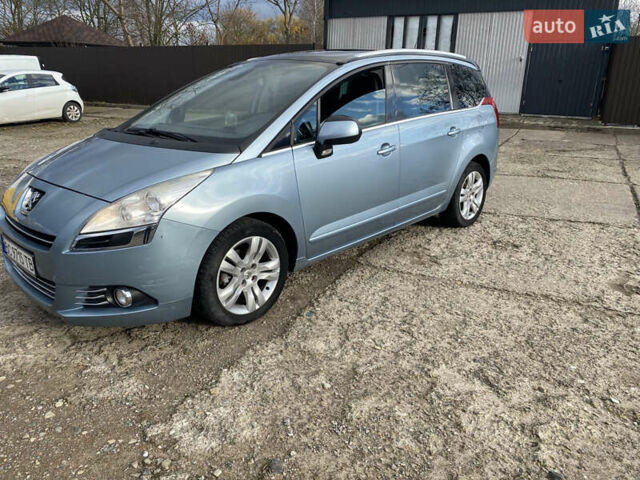 Синий Пежо 5008, объемом двигателя 1.6 л и пробегом 228 тыс. км за 7400 $, фото 3 на Automoto.ua