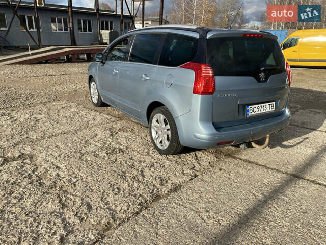 Синий Пежо 5008, объемом двигателя 1.6 л и пробегом 228 тыс. км за 7400 $, фото 4 на Automoto.ua