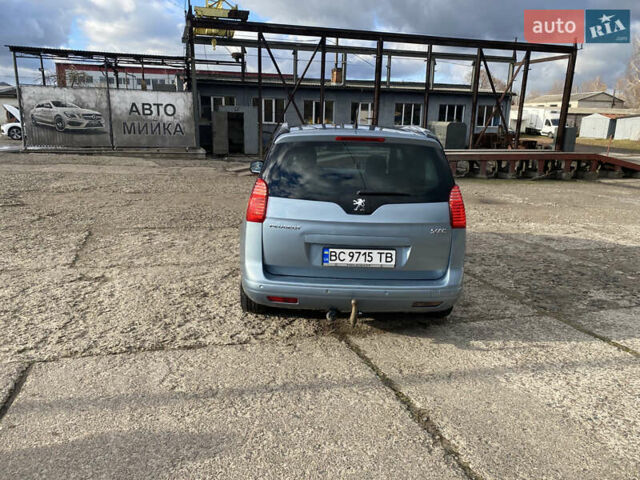 Синий Пежо 5008, объемом двигателя 1.6 л и пробегом 228 тыс. км за 7400 $, фото 5 на Automoto.ua