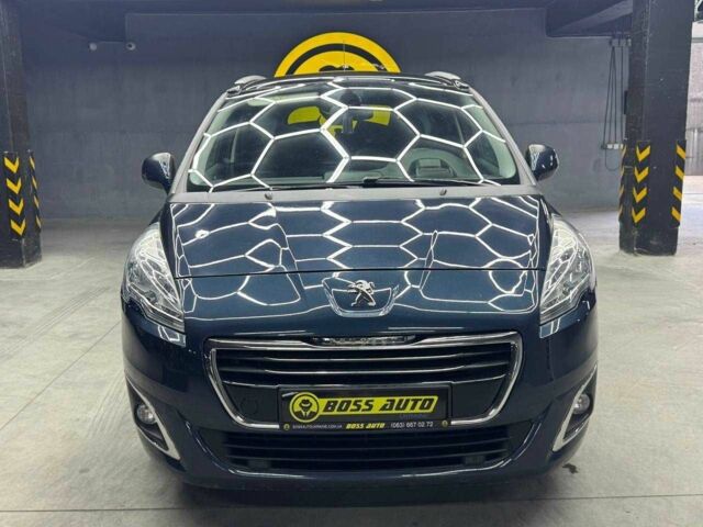 Синий Пежо 5008, объемом двигателя 1.6 л и пробегом 264 тыс. км за 10700 $, фото 1 на Automoto.ua