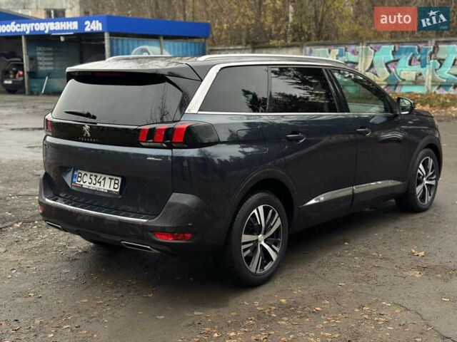 Синий Пежо 5008, объемом двигателя 2 л и пробегом 224 тыс. км за 21700 $, фото 4 на Automoto.ua