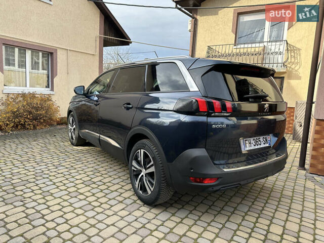 Синий Пежо 5008, объемом двигателя 1.5 л и пробегом 145 тыс. км за 21800 $, фото 7 на Automoto.ua