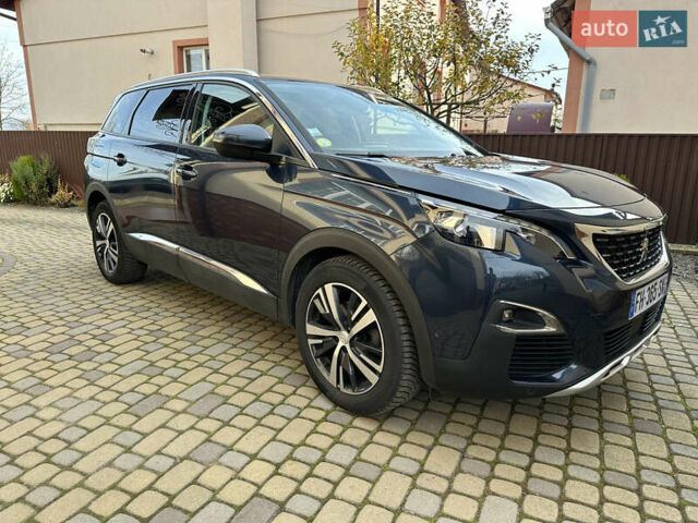 Синий Пежо 5008, объемом двигателя 1.5 л и пробегом 145 тыс. км за 21800 $, фото 2 на Automoto.ua