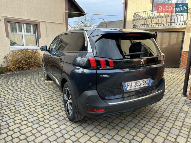 Синий Пежо 5008, объемом двигателя 1.5 л и пробегом 145 тыс. км за 21800 $, фото 6 на Automoto.ua