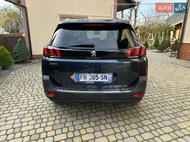 Синий Пежо 5008, объемом двигателя 1.5 л и пробегом 145 тыс. км за 21800 $, фото 5 на Automoto.ua