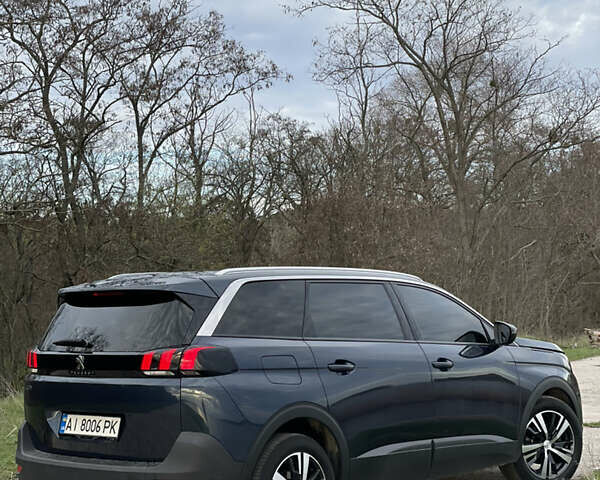 Синий Пежо 5008, объемом двигателя 1.5 л и пробегом 205 тыс. км за 21900 $, фото 2 на Automoto.ua