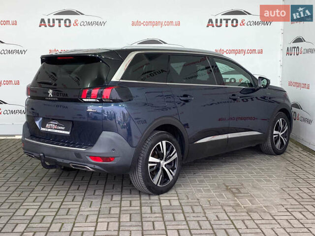 Пежо 5008 2018 в Львове на Automoto.ua Синий Пежо 5008, объемом двигателя 1.5 л и пробегом 142 тыс. км за 23450 $, фото 2 на Automoto.ua