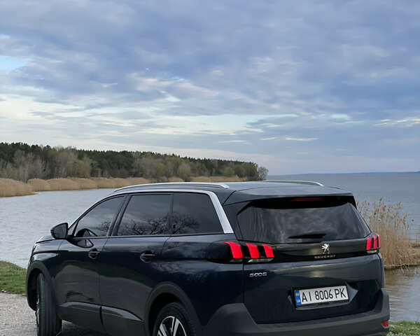 Синий Пежо 5008, объемом двигателя 1.5 л и пробегом 205 тыс. км за 21900 $, фото 3 на Automoto.ua