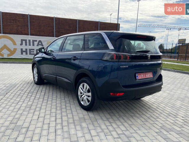 Синий Пежо 5008, объемом двигателя 1.5 л и пробегом 172 тыс. км за 23100 $, фото 6 на Automoto.ua