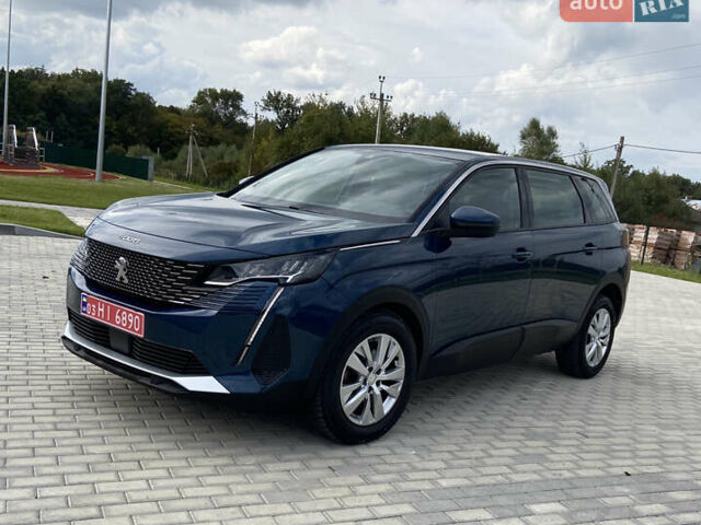 Синий Пежо 5008, объемом двигателя 1.5 л и пробегом 172 тыс. км за 23100 $, фото 2 на Automoto.ua