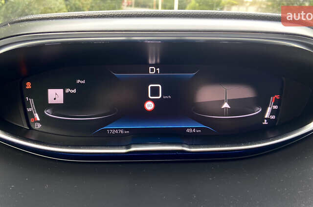 Синий Пежо 5008, объемом двигателя 1.5 л и пробегом 172 тыс. км за 23100 $, фото 33 на Automoto.ua