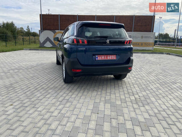 Синий Пежо 5008, объемом двигателя 1.5 л и пробегом 172 тыс. км за 23100 $, фото 8 на Automoto.ua
