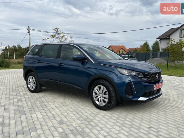 Синий Пежо 5008, объемом двигателя 1.5 л и пробегом 172 тыс. км за 23100 $, фото 14 на Automoto.ua