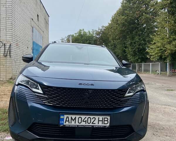 Синій Пежо 5008, об'ємом двигуна 2 л та пробігом 186 тис. км за 27000 $, фото 1 на Automoto.ua