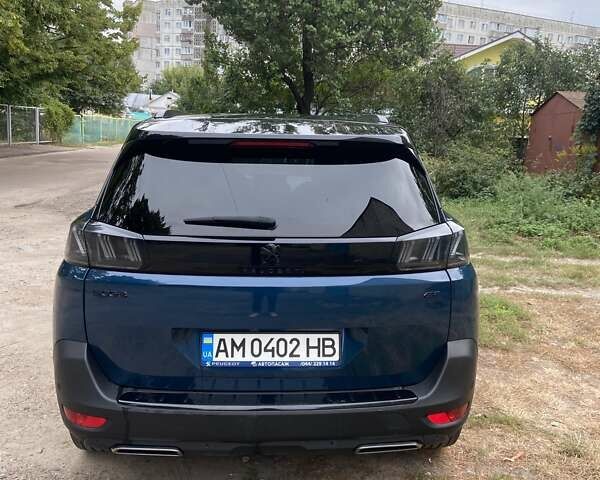 Синій Пежо 5008, об'ємом двигуна 2 л та пробігом 186 тис. км за 27000 $, фото 4 на Automoto.ua