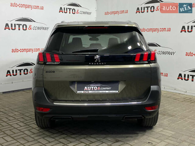 Зелений Пежо 5008, об'ємом двигуна 1.5 л та пробігом 159 тис. км за 22650 $, фото 3 на Automoto.ua