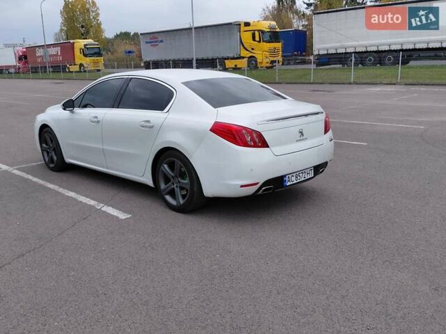 Белый Пежо 508, объемом двигателя 2.2 л и пробегом 349 тыс. км за 8900 $, фото 8 на Automoto.ua