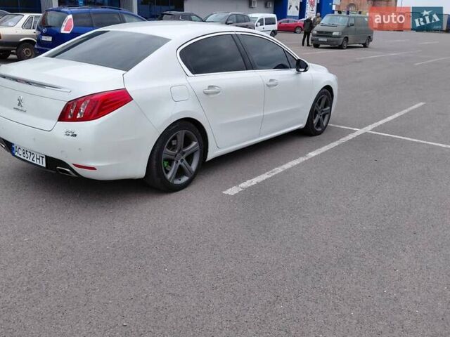 Белый Пежо 508, объемом двигателя 2.2 л и пробегом 349 тыс. км за 8900 $, фото 9 на Automoto.ua