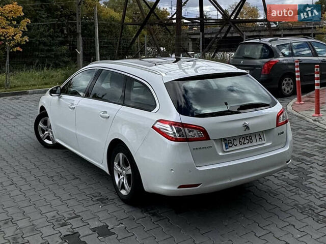 Пежо 508 2015 в Львове на Automoto.ua Белый Пежо 508, объемом двигателя 1.6 л и пробегом 237 тыс. км за 11450 $, фото 23 на Automoto.ua