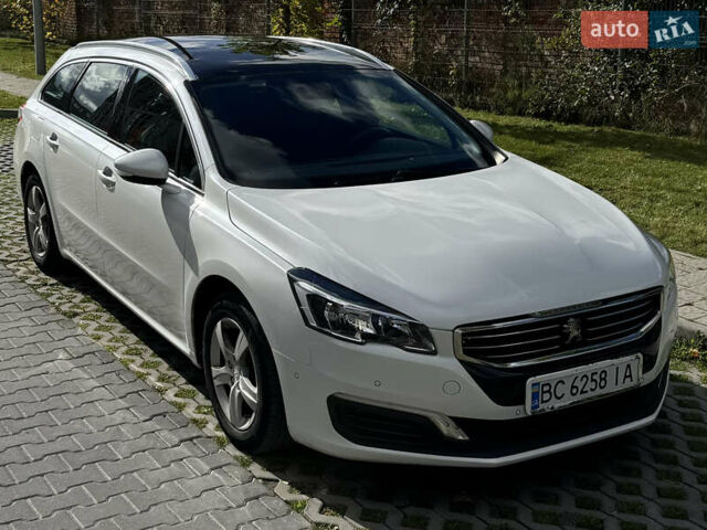 Пежо 508 2015 в Львове на Automoto.ua Белый Пежо 508, объемом двигателя 1.6 л и пробегом 237 тыс. км за 11450 $, фото 14 на Automoto.ua