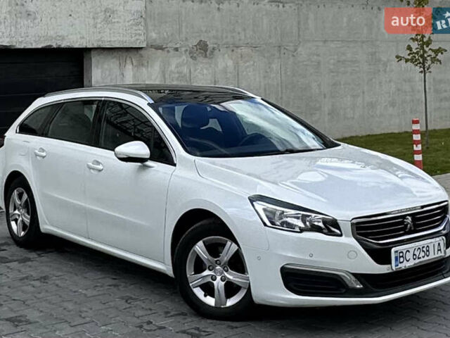 Пежо 508 2015 в Львове на Automoto.ua Белый Пежо 508, объемом двигателя 1.6 л и пробегом 237 тыс. км за 11450 $, фото 1 на Automoto.ua