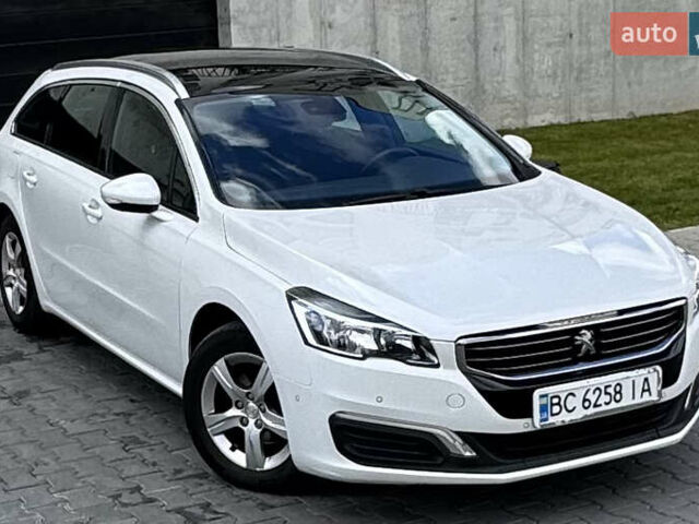 Пежо 508 2015 в Львове на Automoto.ua Белый Пежо 508, объемом двигателя 1.6 л и пробегом 237 тыс. км за 11450 $, фото 7 на Automoto.ua