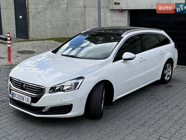 Пежо 508 2015 в Львове на Automoto.ua Белый Пежо 508, объемом двигателя 1.6 л и пробегом 237 тыс. км за 11450 $, фото 5 на Automoto.ua