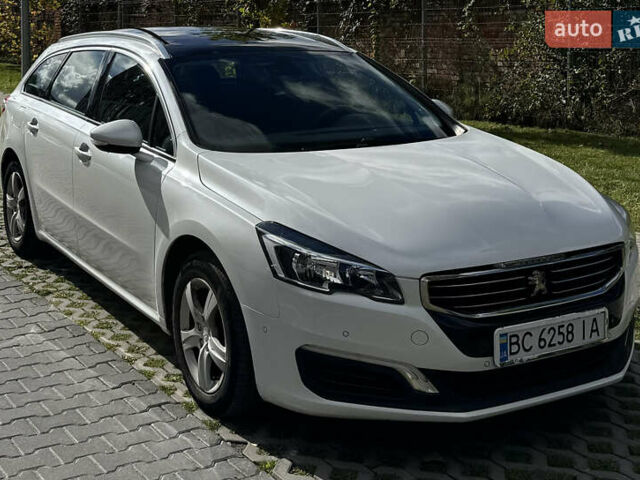 Пежо 508 2015 в Львове на Automoto.ua Белый Пежо 508, объемом двигателя 1.6 л и пробегом 237 тыс. км за 11450 $, фото 15 на Automoto.ua