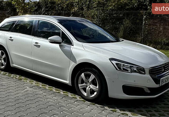 Пежо 508 2015 в Львове на Automoto.ua Белый Пежо 508, объемом двигателя 1.6 л и пробегом 237 тыс. км за 11450 $, фото 12 на Automoto.ua