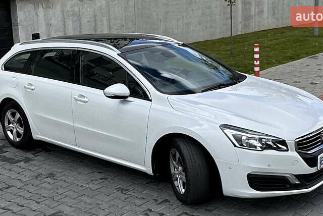 Пежо 508 2015 в Львове на Automoto.ua Белый Пежо 508, объемом двигателя 1.6 л и пробегом 237 тыс. км за 11450 $, фото 36 на Automoto.ua