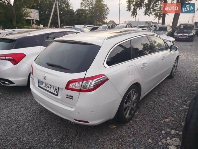 Белый Пежо 508, объемом двигателя 1.56 л и пробегом 189 тыс. км за 10999 $, фото 13 на Automoto.ua