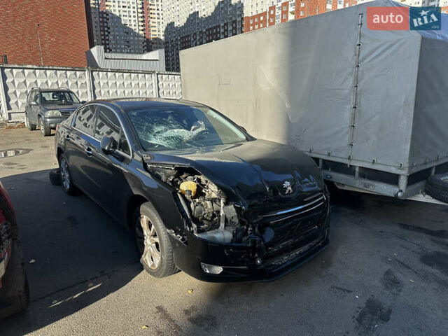 Черный Пежо 508, объемом двигателя 2 л и пробегом 206 тыс. км за 5900 $, фото 11 на Automoto.ua