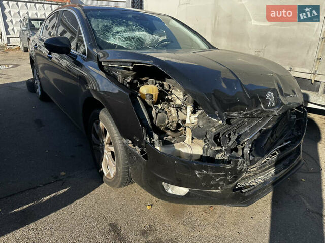 Черный Пежо 508, объемом двигателя 2 л и пробегом 206 тыс. км за 5900 $, фото 12 на Automoto.ua