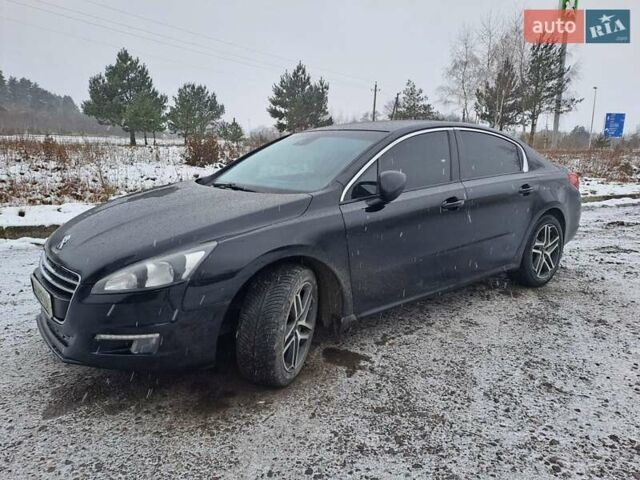 Черный Пежо 508, объемом двигателя 1.6 л и пробегом 167 тыс. км за 8100 $, фото 1 на Automoto.ua