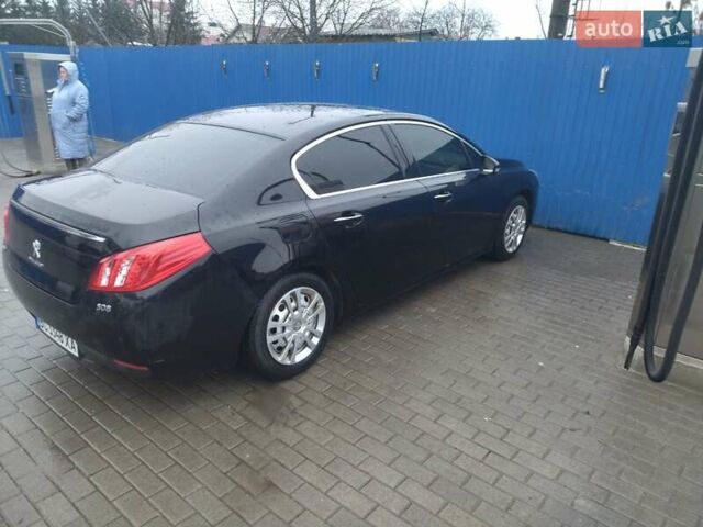 Черный Пежо 508, объемом двигателя 2 л и пробегом 302 тыс. км за 8999 $, фото 3 на Automoto.ua