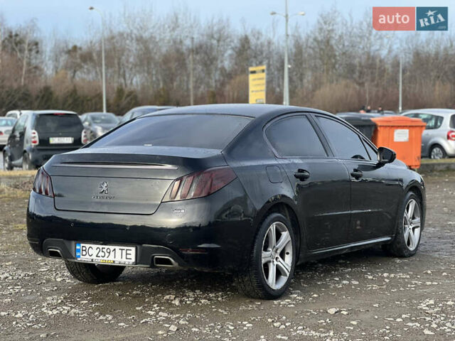 Черный Пежо 508, объемом двигателя 2.2 л и пробегом 215 тыс. км за 11500 $, фото 4 на Automoto.ua