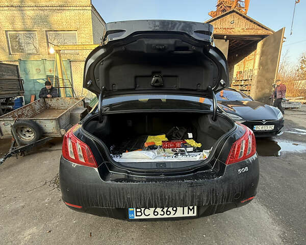 Черный Пежо 508, объемом двигателя 1.56 л и пробегом 406 тыс. км за 7400 $, фото 1 на Automoto.ua