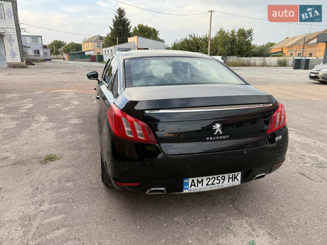 Черный Пежо 508, объемом двигателя 2.2 л и пробегом 212 тыс. км за 11500 $, фото 7 на Automoto.ua