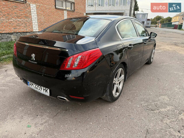 Черный Пежо 508, объемом двигателя 2.2 л и пробегом 212 тыс. км за 11500 $, фото 5 на Automoto.ua