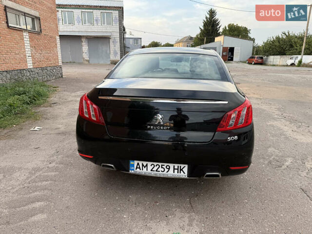 Черный Пежо 508, объемом двигателя 2.2 л и пробегом 212 тыс. км за 11500 $, фото 6 на Automoto.ua