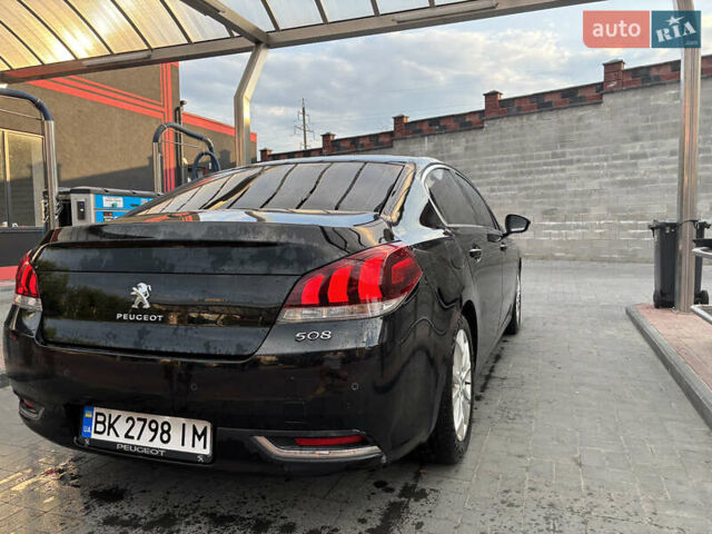 Черный Пежо 508, объемом двигателя 1.56 л и пробегом 268 тыс. км за 10900 $, фото 12 на Automoto.ua