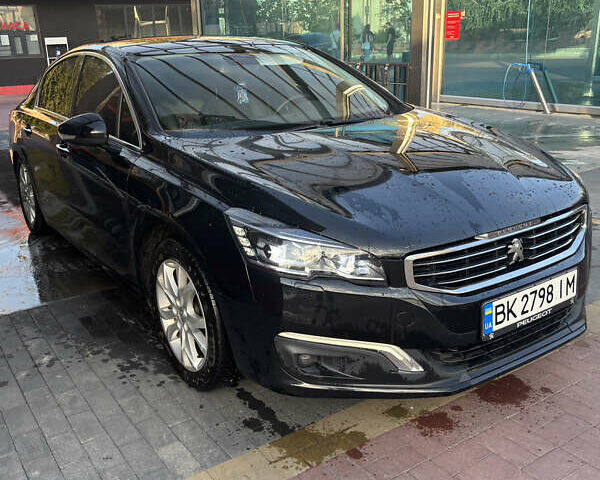 Черный Пежо 508, объемом двигателя 1.56 л и пробегом 268 тыс. км за 10900 $, фото 4 на Automoto.ua