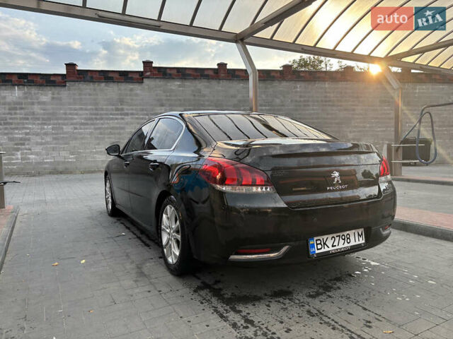 Черный Пежо 508, объемом двигателя 1.56 л и пробегом 268 тыс. км за 10900 $, фото 11 на Automoto.ua