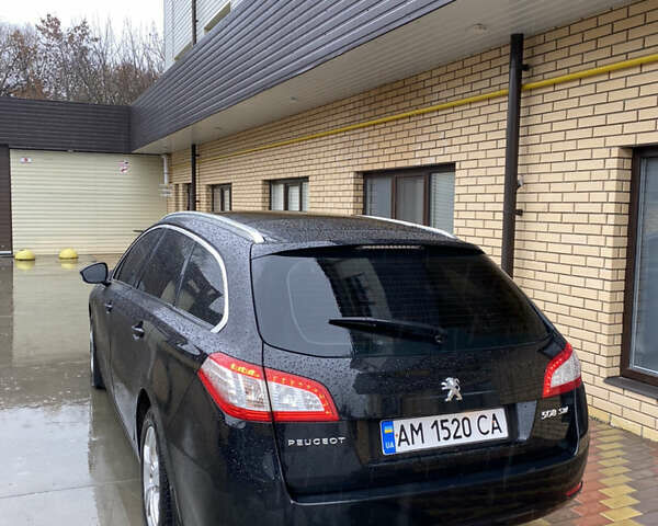 Черный Пежо 508, объемом двигателя 2 л и пробегом 297 тыс. км за 7800 $, фото 9 на Automoto.ua