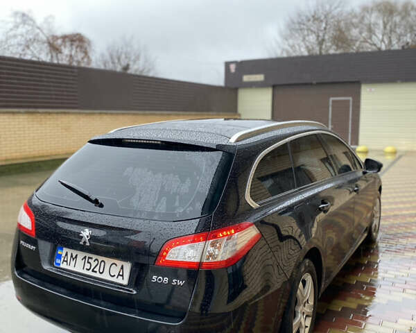 Черный Пежо 508, объемом двигателя 2 л и пробегом 297 тыс. км за 7800 $, фото 5 на Automoto.ua