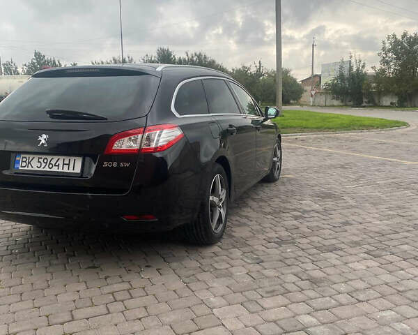 Чорний Пежо 508, об'ємом двигуна 2 л та пробігом 306 тис. км за 6499 $, фото 1 на Automoto.ua