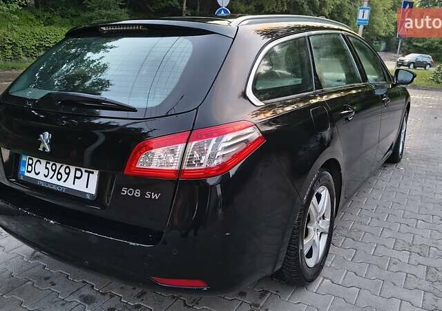 Черный Пежо 508, объемом двигателя 1.56 л и пробегом 296 тыс. км за 8300 $, фото 6 на Automoto.ua