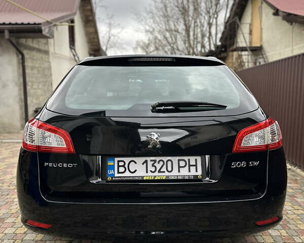 Чорний Пежо 508, об'ємом двигуна 1.56 л та пробігом 245 тис. км за 8850 $, фото 4 на Automoto.ua