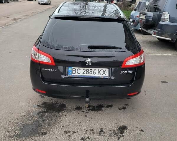 Черный Пежо 508, объемом двигателя 1.56 л и пробегом 280 тыс. км за 8000 $, фото 18 на Automoto.ua